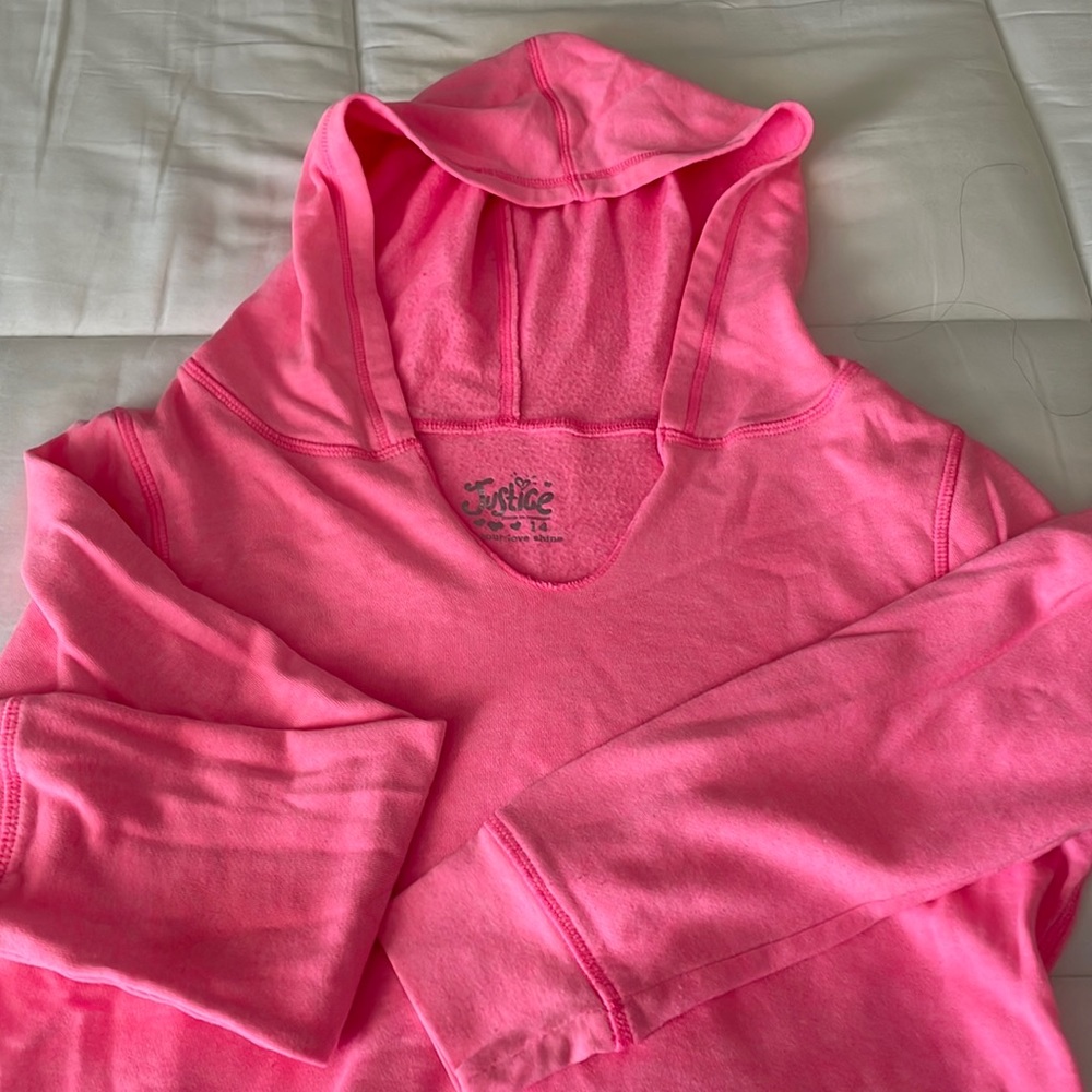 Justice sweatshirt size 14